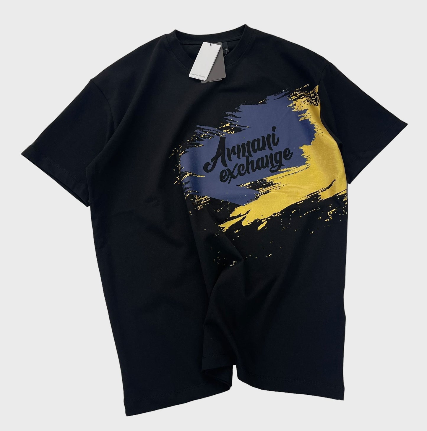 Мъжка черна тениска Armani Exchange