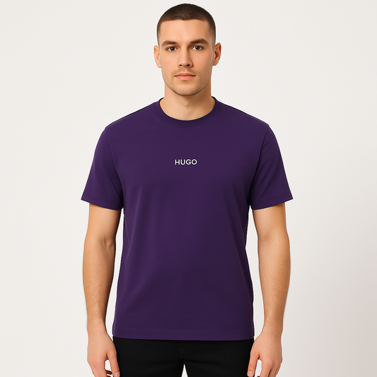 Мъжка лилава тениска Hugo