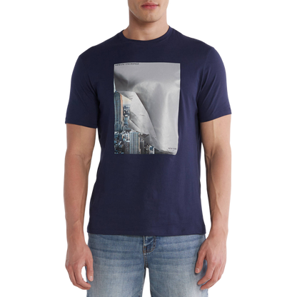 Мъжка черна тениска Armani Exchange