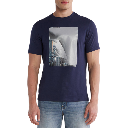 Мъжка черна тениска Armani Exchange